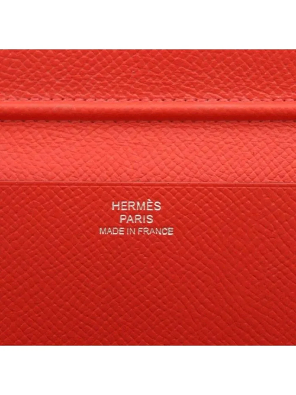 Hermes Vision Notebook Cover Leather Vermilion Red Agenda